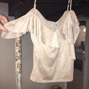 Strapped / off shoulder top